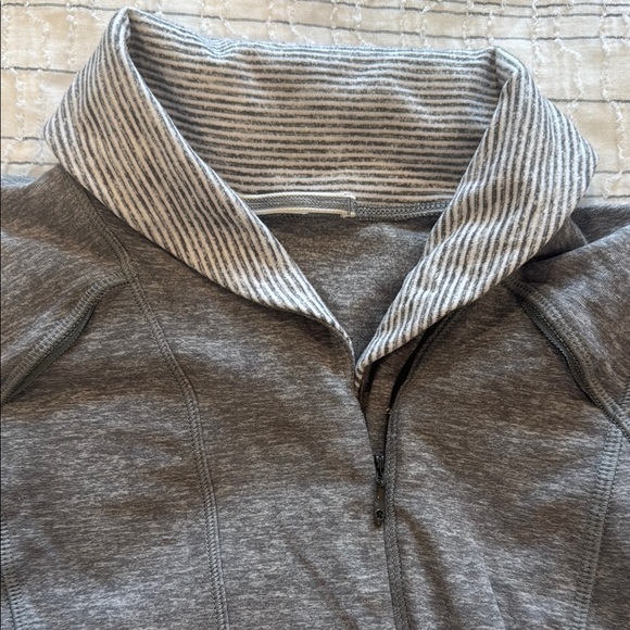 Lululemon Gray Long-Sleeve Quarter-Zip Pullover - Picture 6 of 6